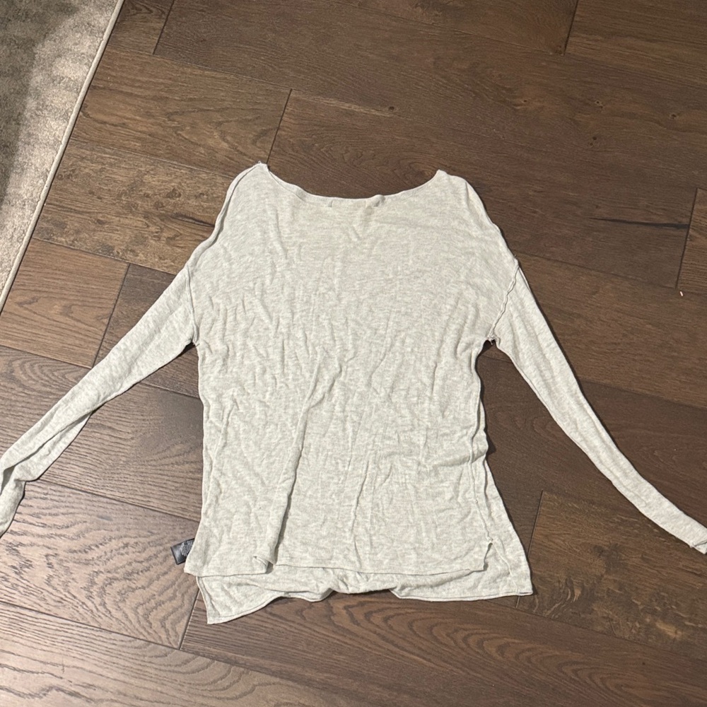 Mossimo Supply Co. Heather Gray Long Sleeve Top